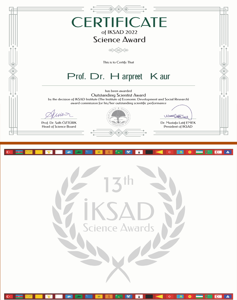 IKSAD 2022 Science Award
