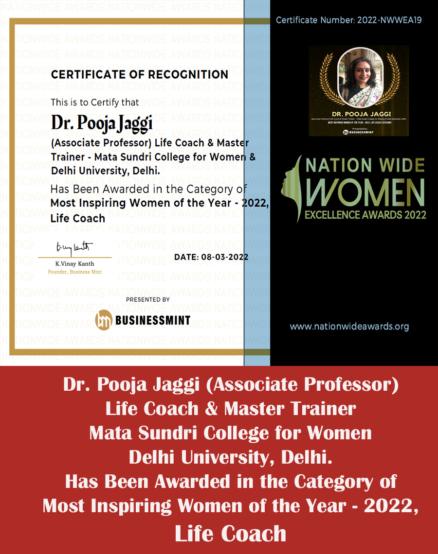 Nation Wide Women Excellence Awards 2022