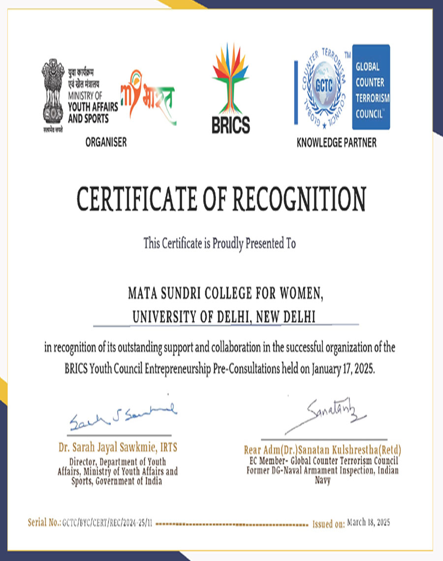 BRICS Youth Council Entrepreneurship 2025