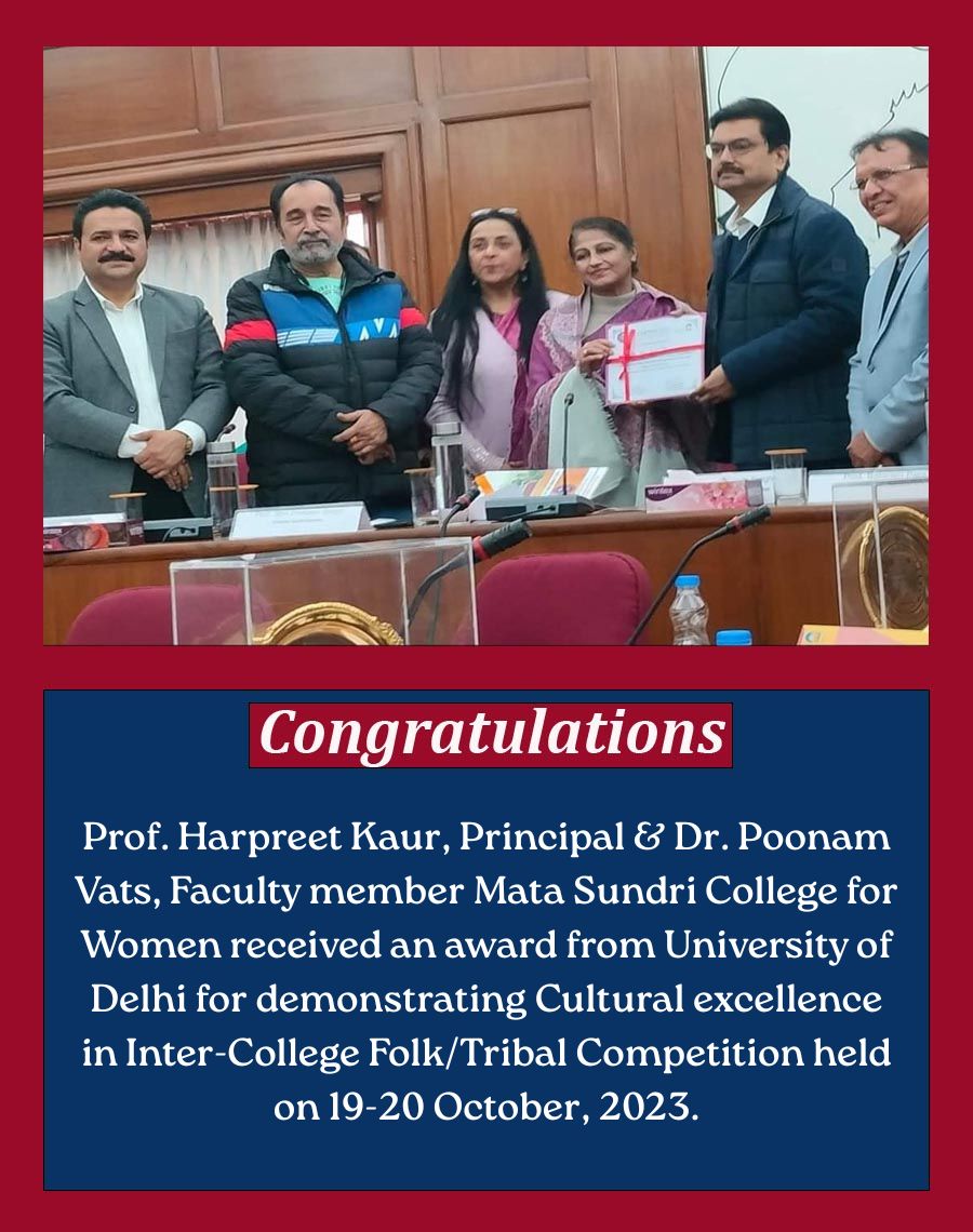 Award for Cultural Excellence 2023