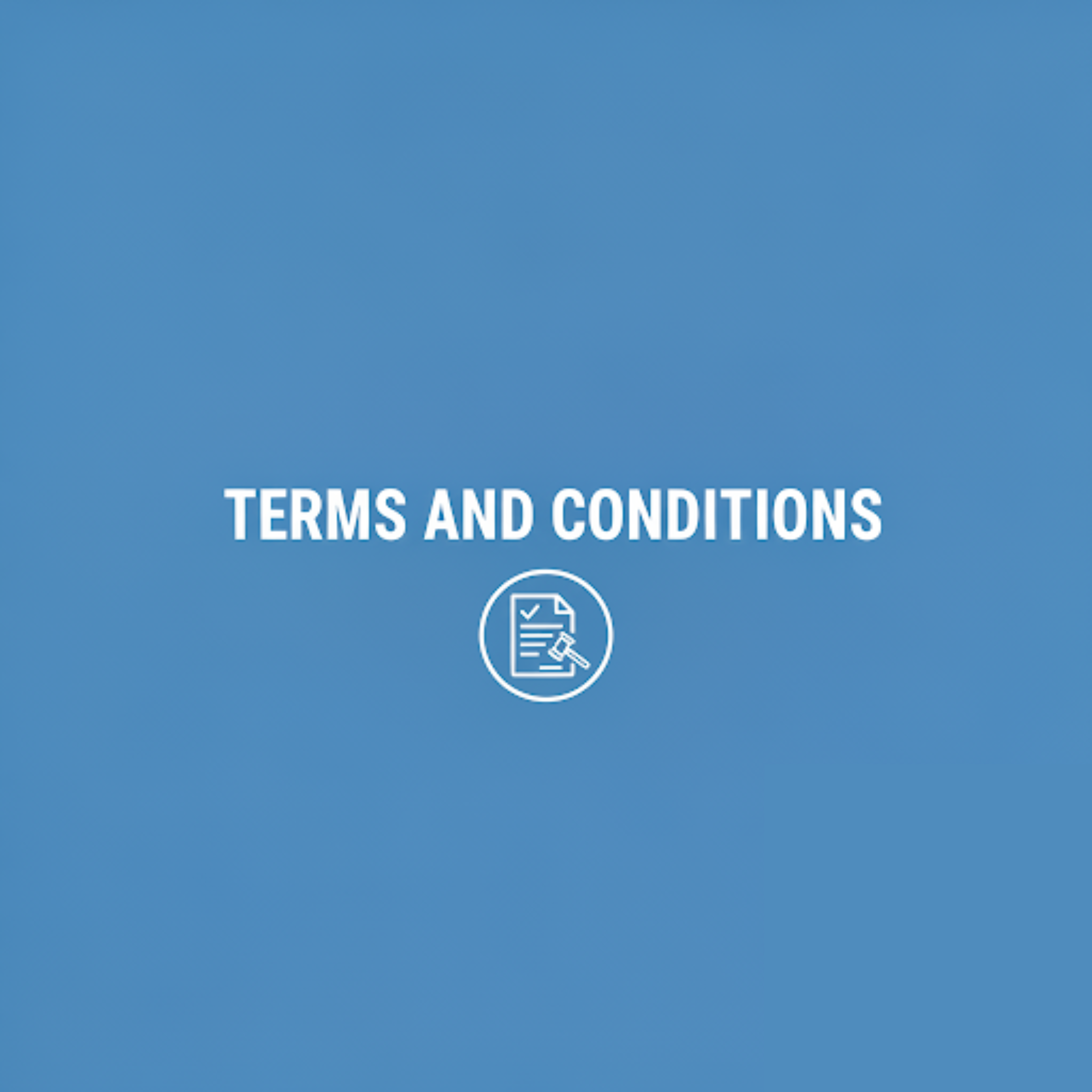 Terms and Conditions
