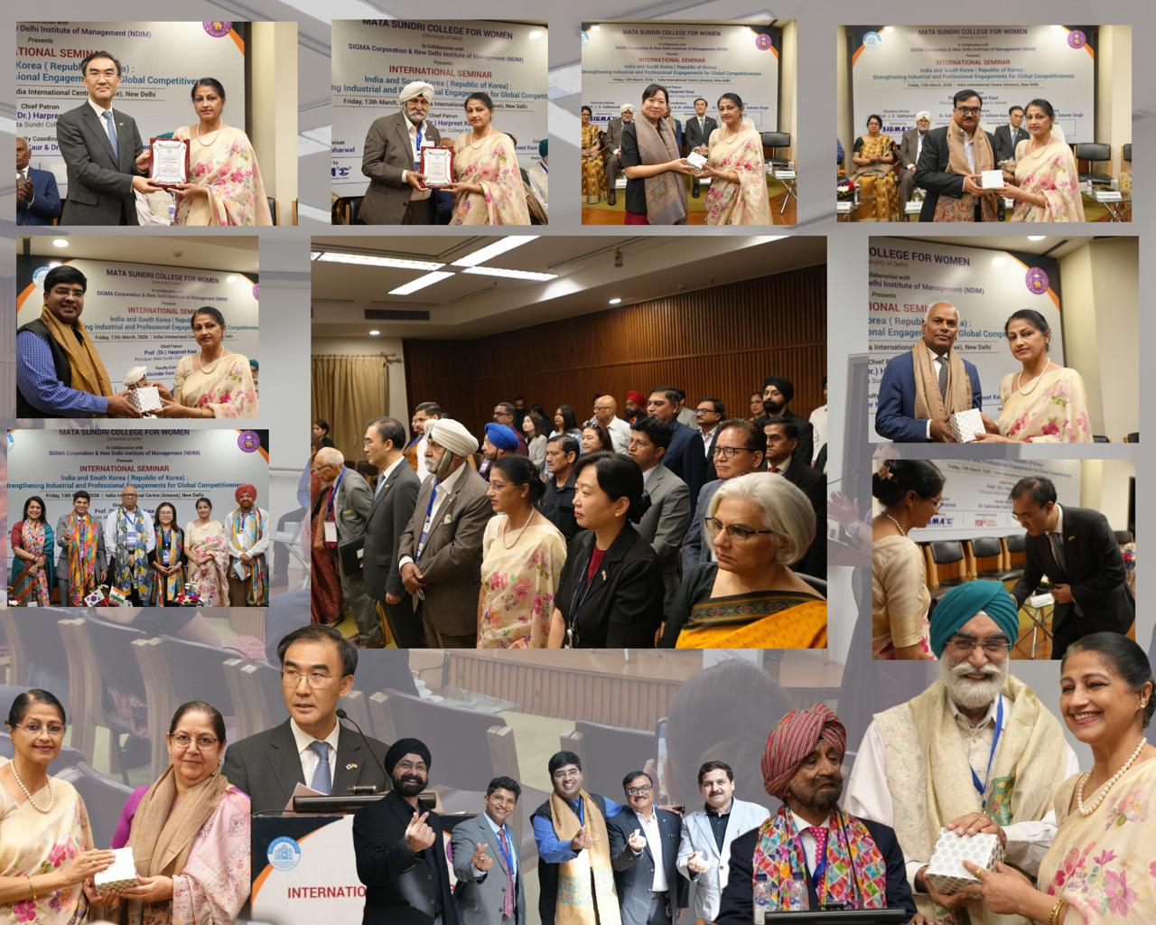 International Seminar on India–South Korea Relations Hosted by Mata Sundri College for Women