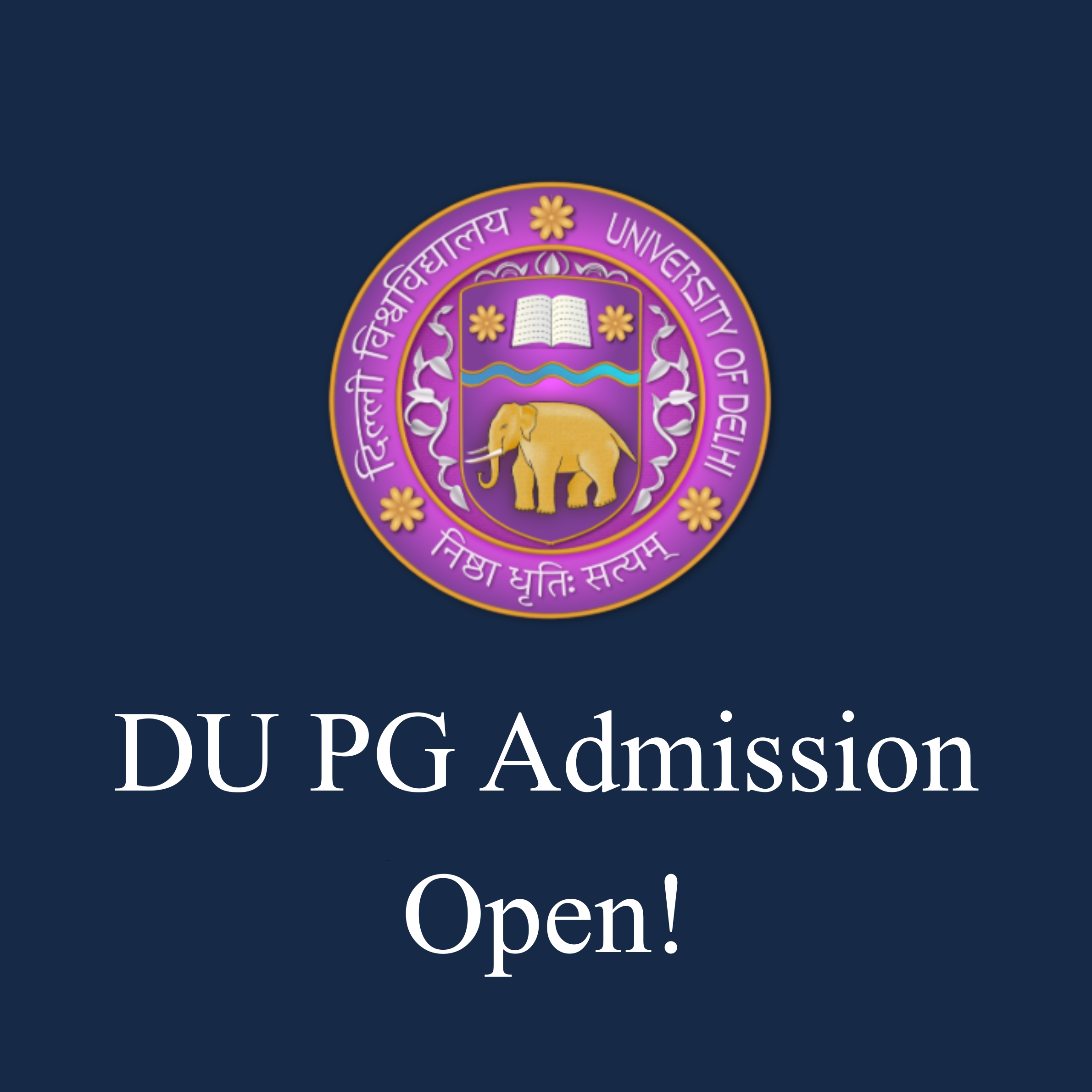 University of Delhi Opens Registration for PG Admissions 2026–27