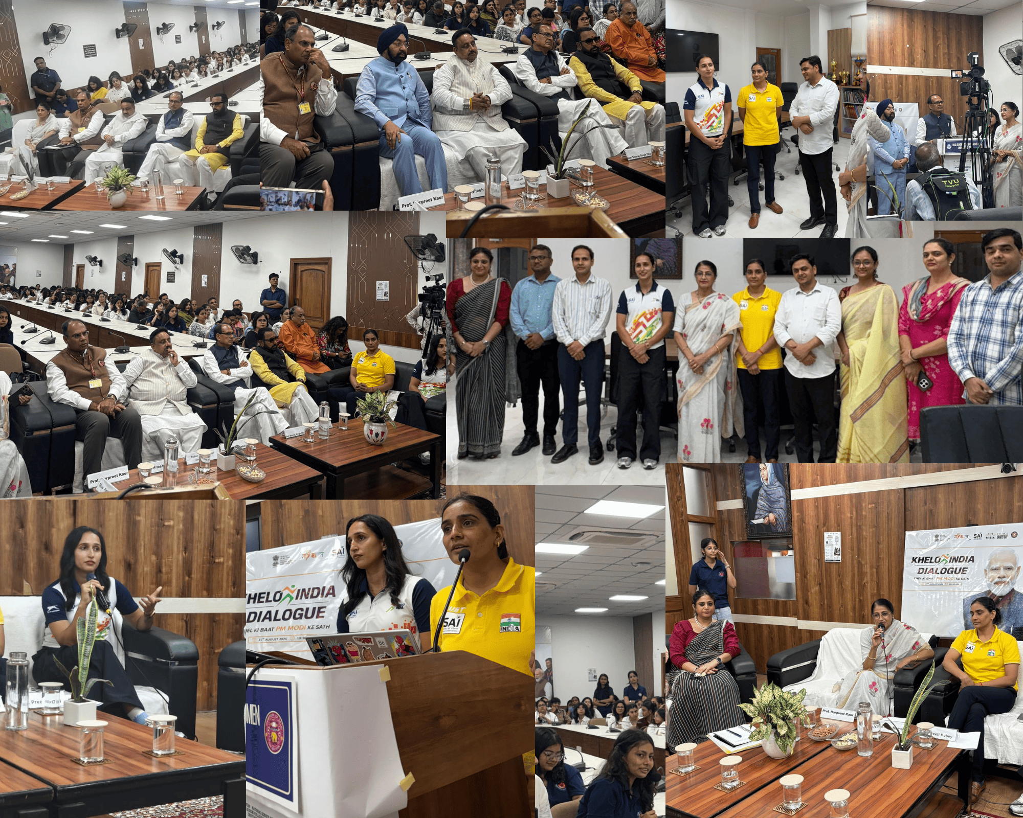 Khelo India Samvaad 2026 at Mata Sundri College: Youth Voices, Sporting Aspirations and a Vision for Viksit Bharat