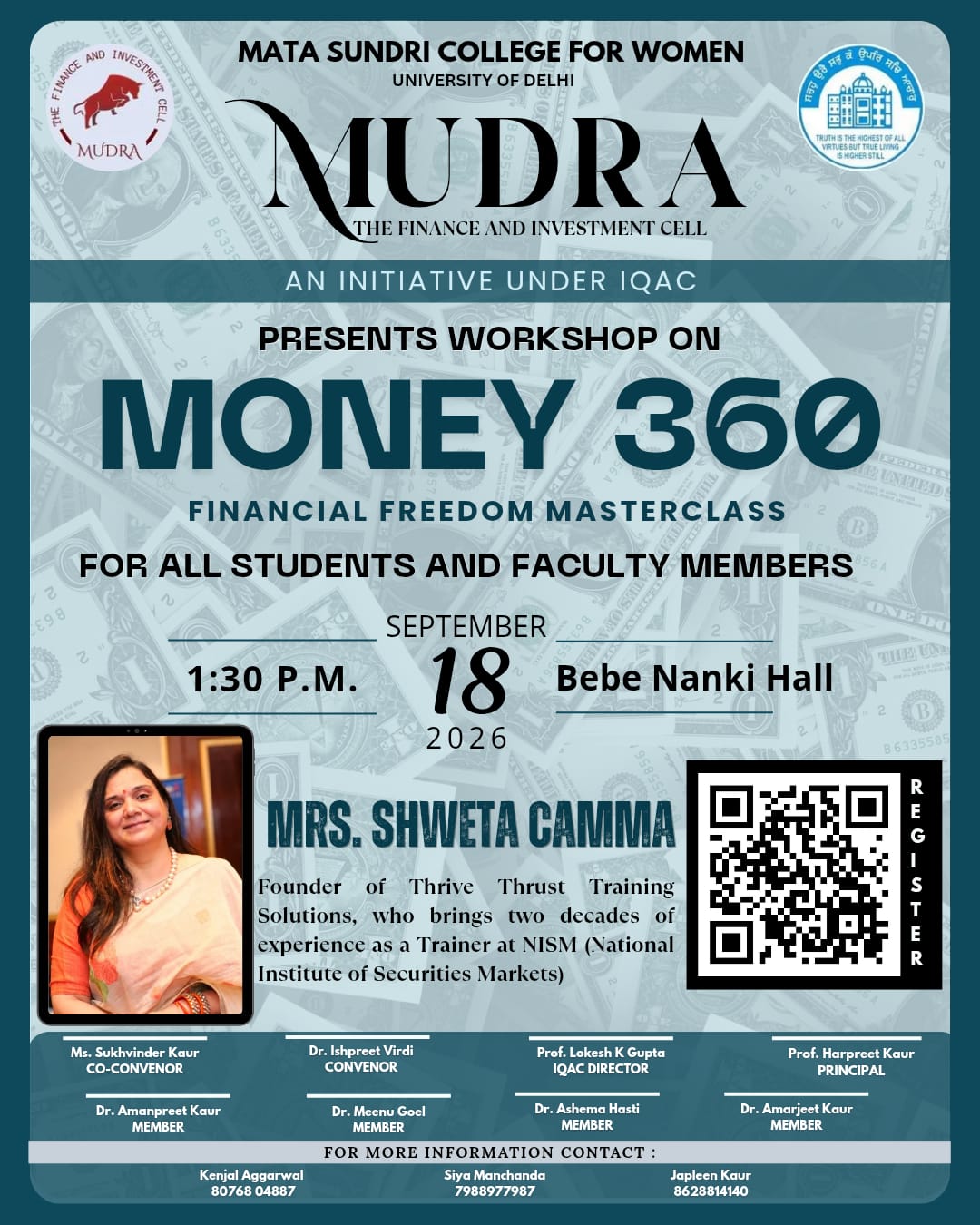 Workshop on : Money 360-Financial Freedom Masterclass