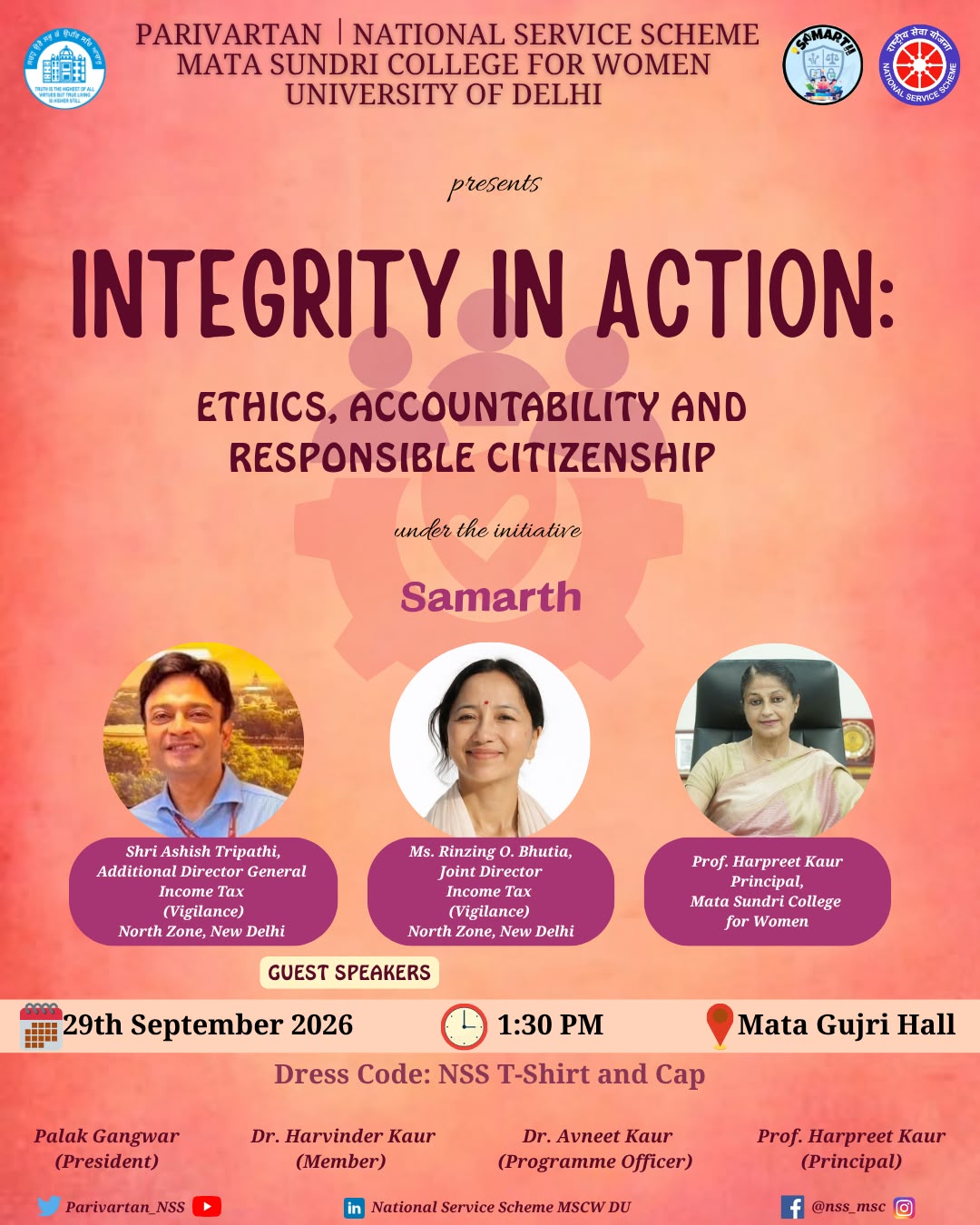 Integrity in Action: Ethics, Accountability and Responsible Citizenship