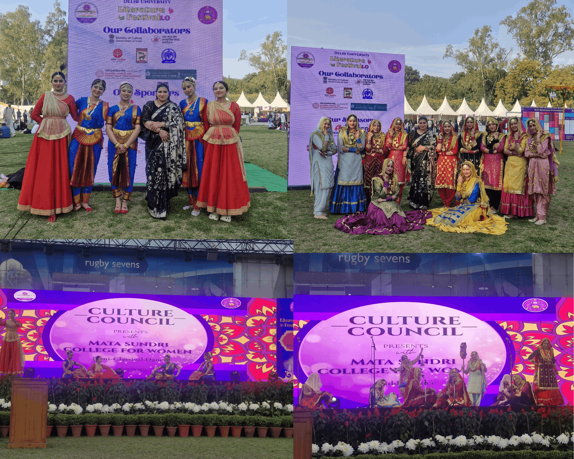 Virsa and Chetanya Represent the College at DU Literature Festival 1.0 (2026)