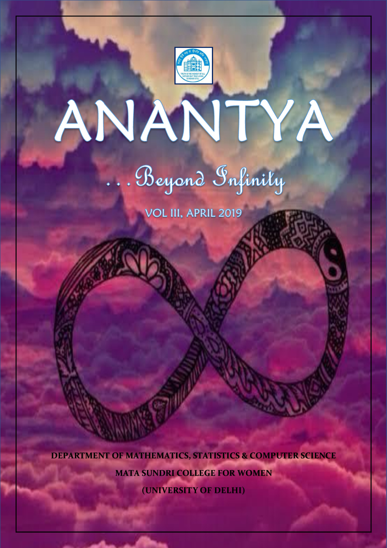 ANANTYA...Beyond Infinity Issue-3