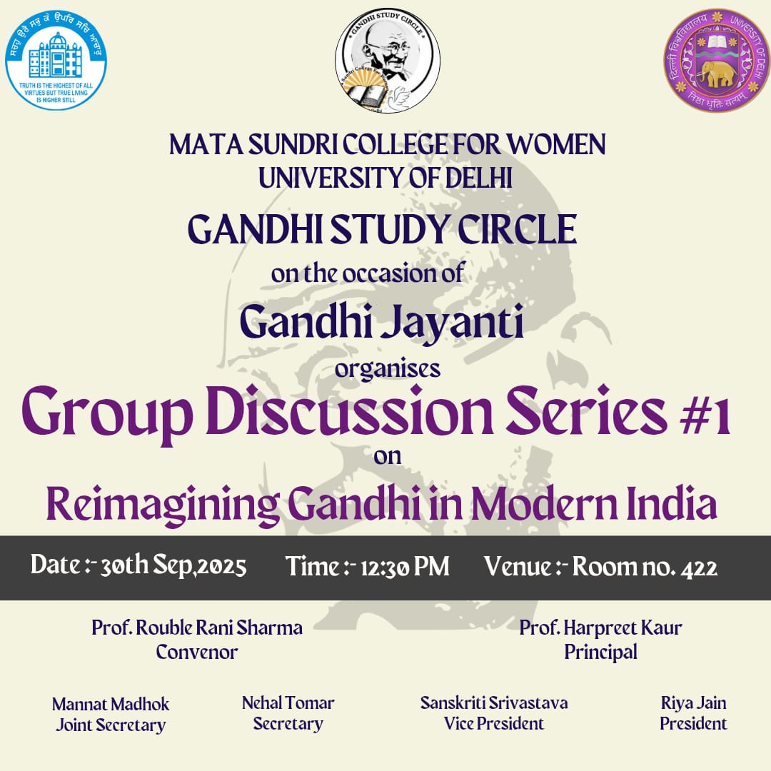 Talk (Gandhi Study Circle)