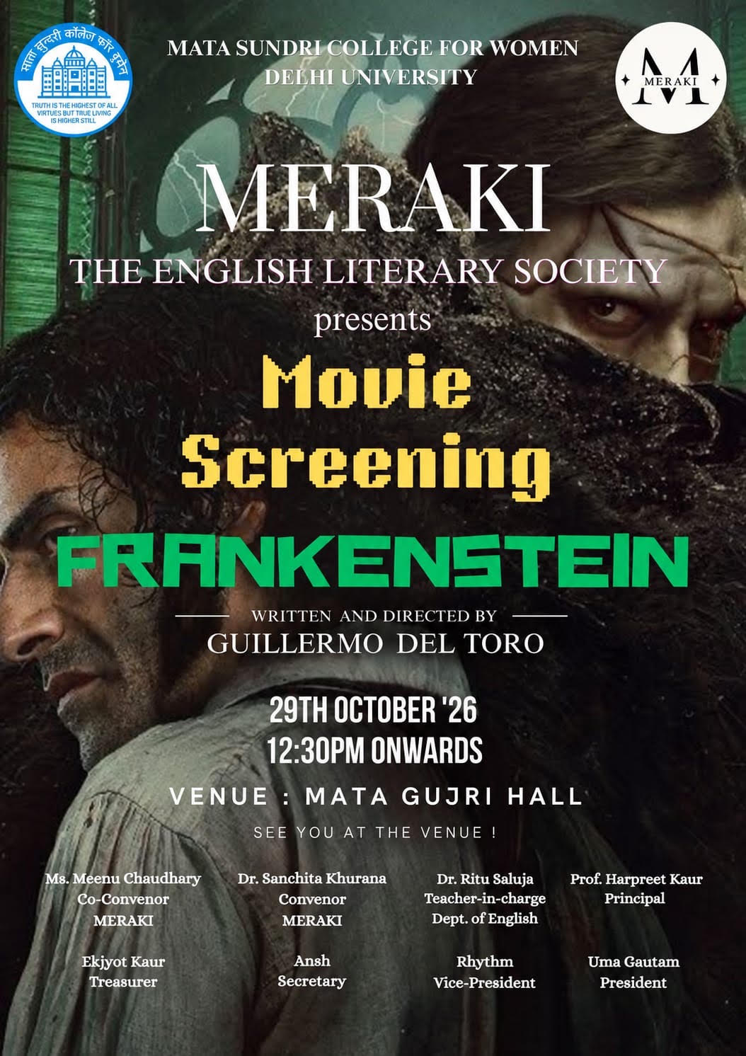 Film Screening of Guillermo del Toro's Frankenstein